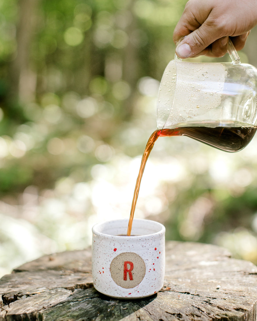 Handmade Sun Spun Speckle R Mug