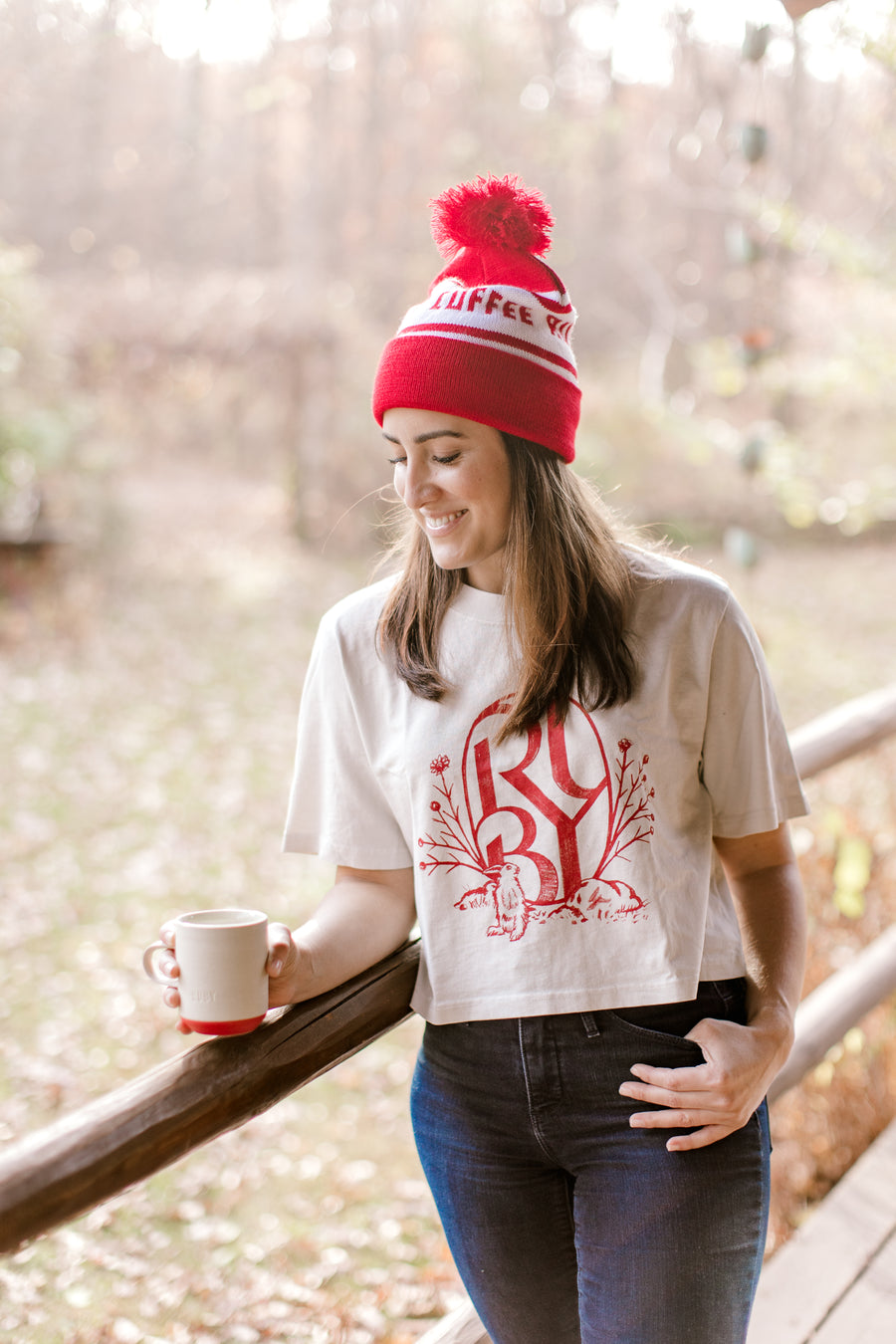 Monogram Crop Tee