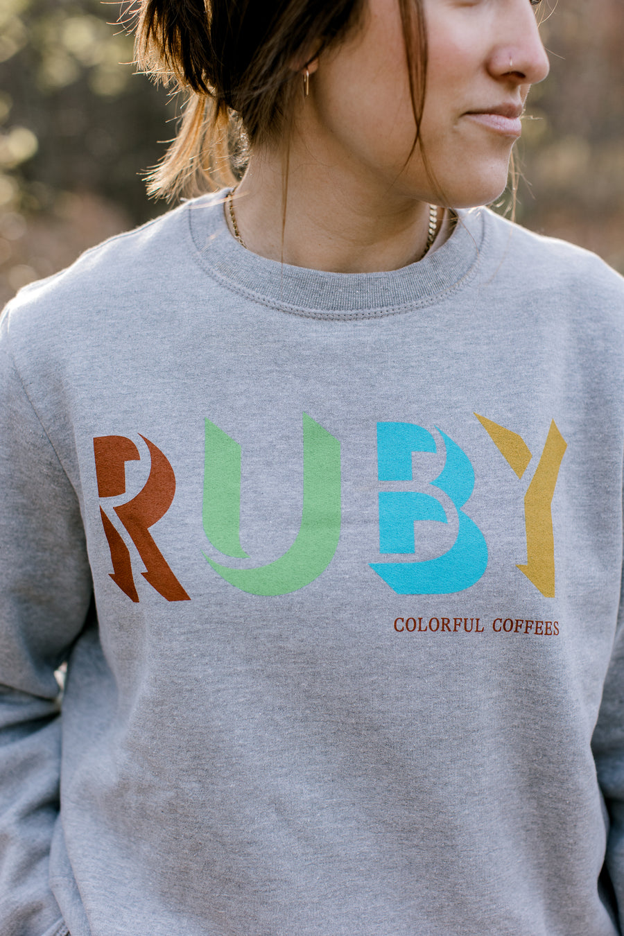 Colorful Shadow Crewneck