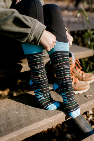 Colorful Lines Merino Wool Socks